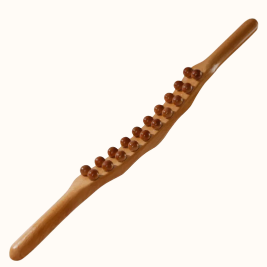 Gua Sha massagesticka med 20 massagepärlor