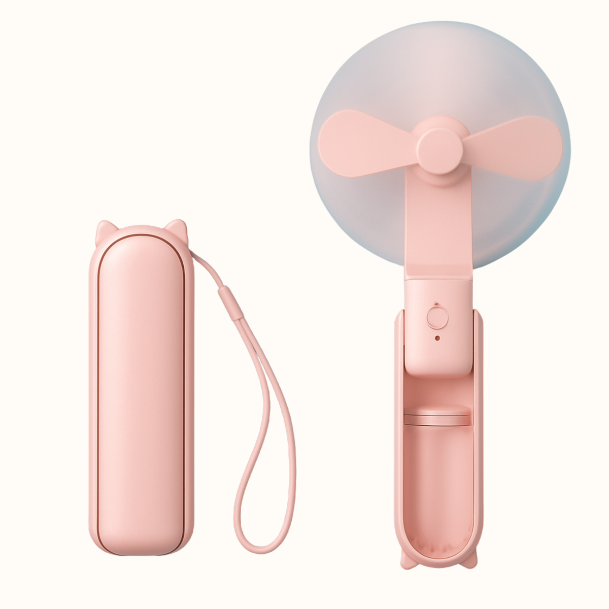Fläkt - minifläkt, powerbank och ficklampa i ett