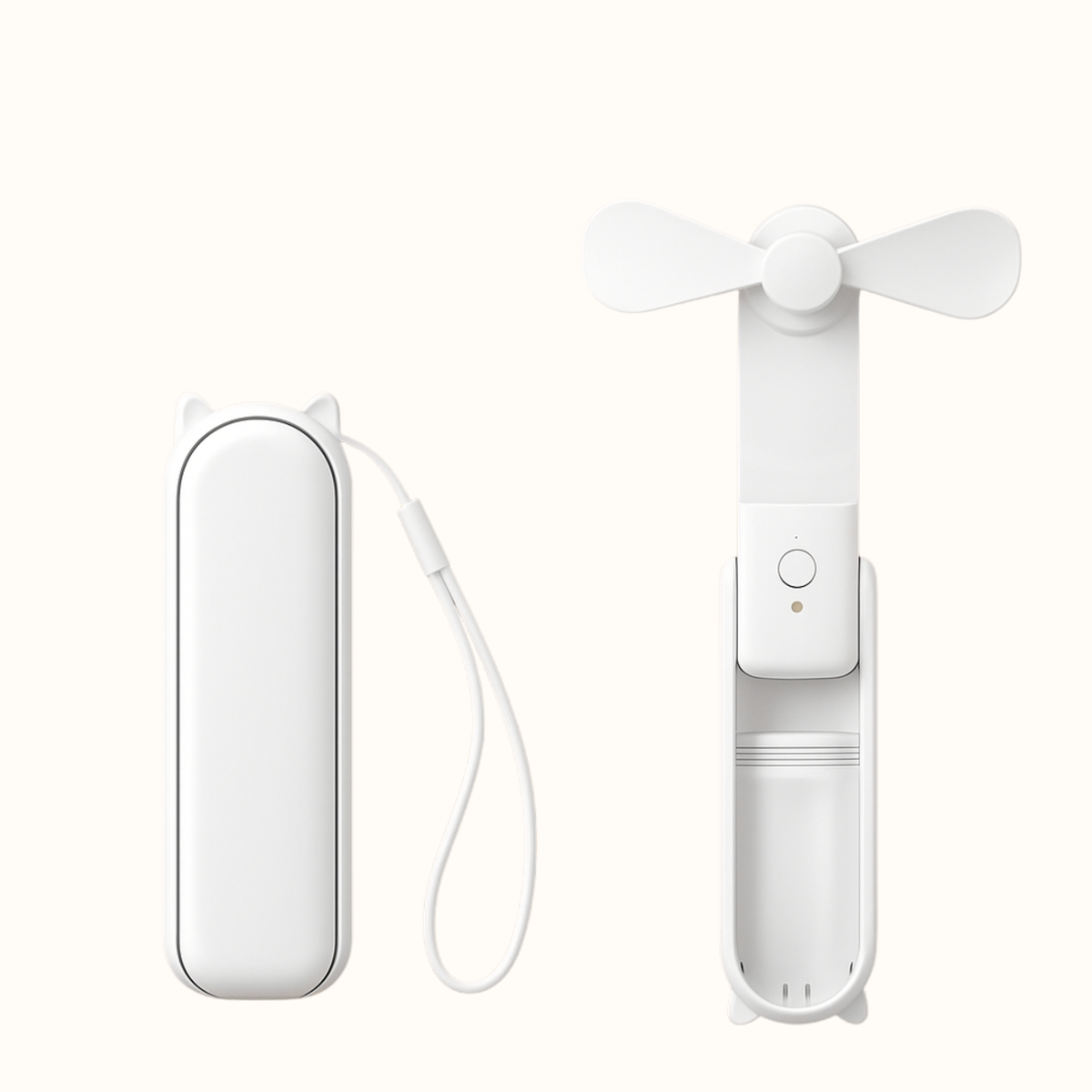 Fläkt - minifläkt, powerbank och ficklampa i ett